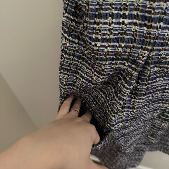 Free People Sleeveless Maxx Tweed Mini Dress in Midnight Combo - Picture 9 of 15